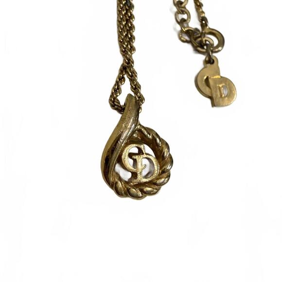 Authentic Christian Dior Gold Plated Necklace- EUC - Picture 2 of 4